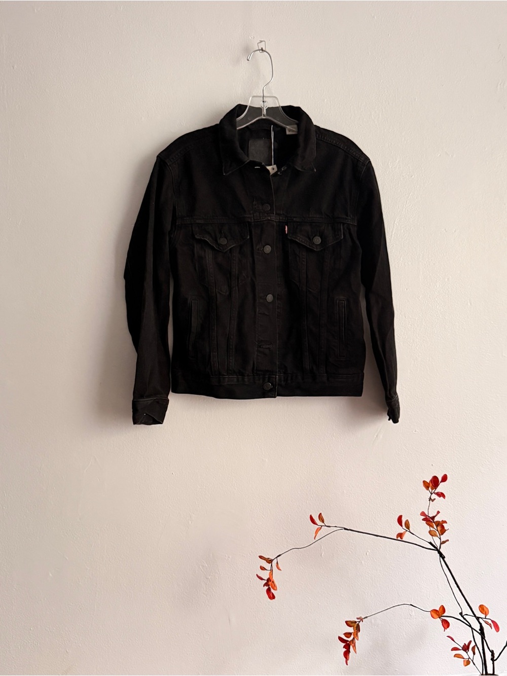 Levi's Black Denim Trucker Jacket